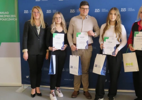 Wojewódzki etap olimpiady ZUS już za nami. Dobry wynik reprezentacji ZSZ im. St. Staszica w Wysokiem Mazowieckiem