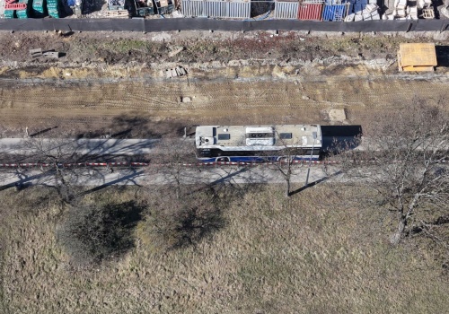 Tak zmienia się ul. Piastowska w Krakowie. Zobacz przebudowę z lotu ptaka