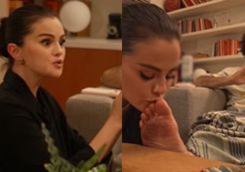 OSTRZEGAMY: Selena Gomez całuje BRUDNE STOPY swojego męża