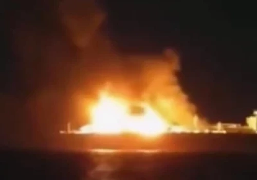 Na Morzu Śródziemnym płonie rosyjski tankowiec. Niewykluczona ukraińska dywersja