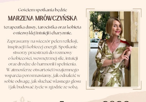 Wyjątkowy wieczór w bibliotece. Spotkanie z Marzeną Mrówczyńską już 5 marca