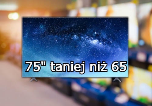 Gruby rabat na 75-calowy telewizor QD-Mini LED. Taniej niż 65 cali