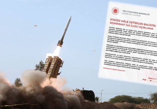 Irańska rakieta leciała w przestrzeń powietrzną NATO. Została zestrzelona