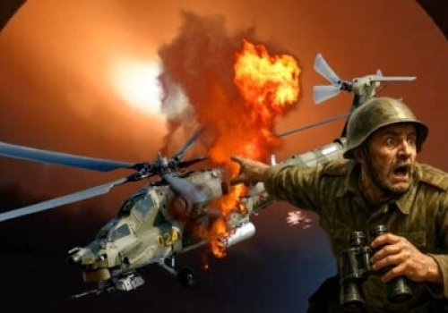 Strącili własny śmigłowiec! (WIDEO)