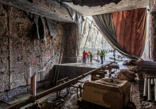 Chwalą się pierwszym tunelem tramwajowym w Warszawie. Mamy zdjęcia z budowy