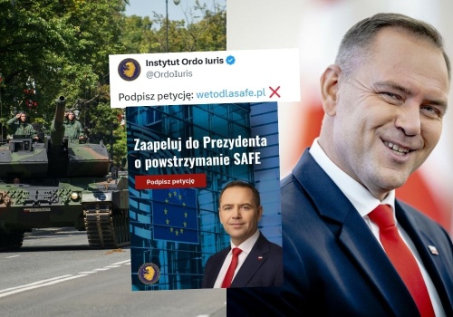 Ordo Iuris dołączyło do krytyki programu SAFE i żąda weta prezydenta