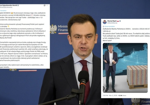 Tusk z Domańskim zadłużają Polskę w zastraszającym tempie!