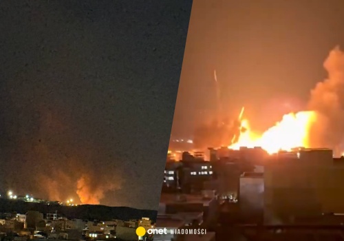 Teheran w ogniu. Nocne ataki na stolicę Iranu