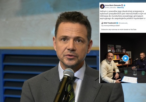 Żukowska: Trzaskowski ma niezrozumiałą inklinację do mundurków