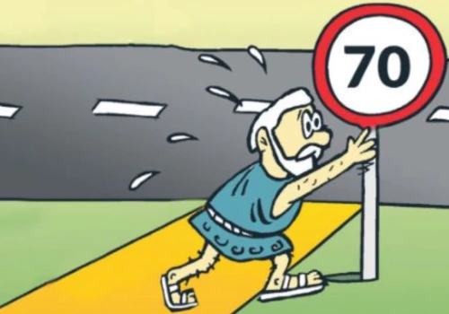 Radny gminy Siedlce o znaku „70” w Białkach: „Może go przetoczyć?”.