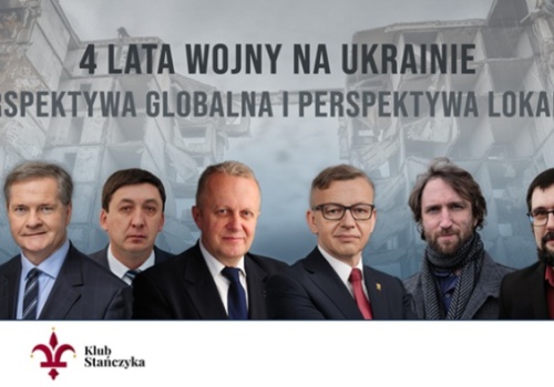 „4 lata wojny na Ukrainie. Perspektywa globalna i lokalna”. Kucharczyk, Kornat, Lubina, Ryba, Doerre i Majewski w Klubie Stańczyka!