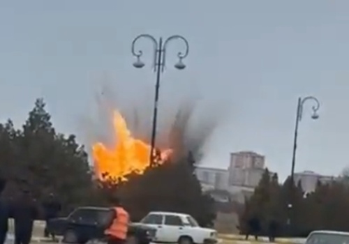 Irański dron spadł w Azerbejdżanie. Atak na lotnisko