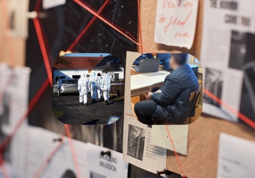 Wizja lokalna w Kadłubie: 17-latek Łukasz G. wrócił do domu i szczegółowo odtworzył przebieg podwójnego zabójstwa