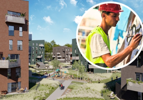 Ceniony artysta projektuje murale na osiedlu w Katowicach