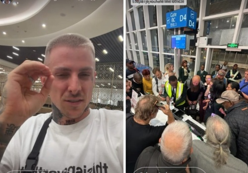 Influencer zapłacił 13 tys. złotych za bilety i utknął na lotnisku. 