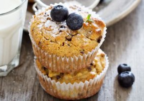 Takie babeczki jem bez wyrzutów sumienia. Mają sporo białka i są przepyszne