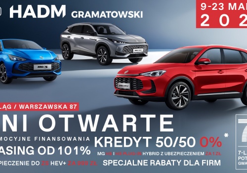 Pierwsze urodziny MG HADM Gramatowski w Elblągu - świętuj z nami podczas Dni Otwartych 9-23 marca!