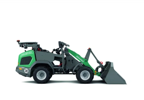 Ładowarka Kramer w wersji cabrio ze składanym dachem? Manewrowanie znacznie prostsze