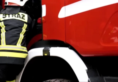 Pożar w kamienicy w centrum Katowic. Jedna osoba trafiła do szpitala