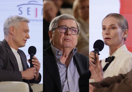 Tłum aktorów w Sejmie. Pojawili się tam ze szczególnej okazji