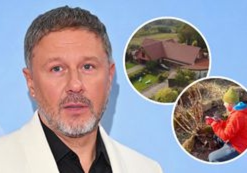 Andrzej Piaseczny ruszył do ogrodu. Zobaczcie zdjęcia. Mieszka w pięknej okolicy