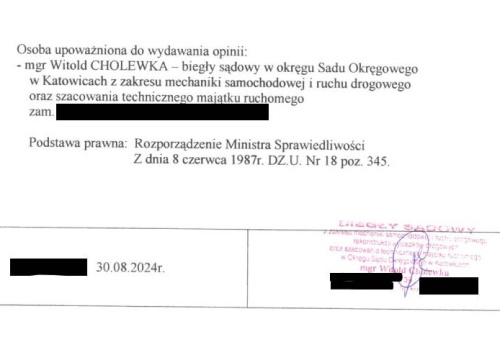 Tak pracują biegli w Polsce. Inżynier od rekonstrukcji wypadków napisał opinię medyczną