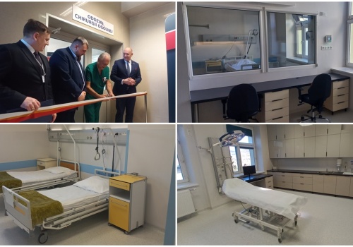 Oddział chirurgii ogólnej po remoncie. Pacjenci wrócili do odnowionych przestrzeni