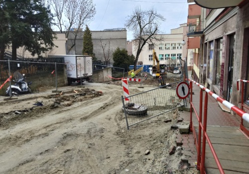 Postępują prace przy ul. Batorego