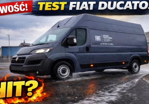 Program TESTUJEMY FURY - Marcin testuje Nowy FIAT DUCATO | Kliknij i obejrzyj