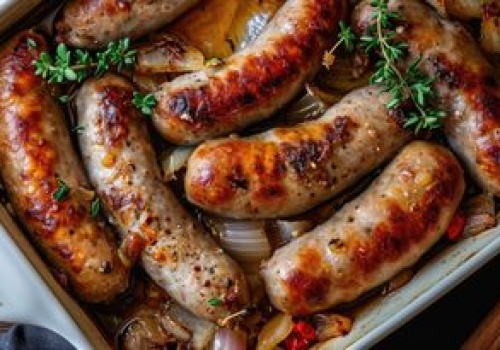 Białą kiełbasę piecz tylko w takiej temperaturze. Nie popęka i wyjdzie bardzo soczysta