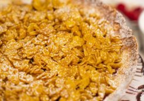 Łączę kilka prostych składników i wkładam do piekarnika. Tarta z chrupiącą posypką znika ze stołu raz-dwa