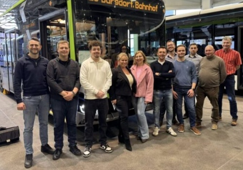 Rędzińscy samorządowcy z wizytą w fabryce MAN