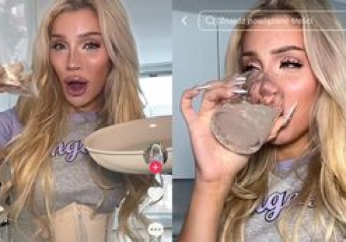 Transpłciowa influencerka twierdzi, że USUNĘŁA SOBIE ŻEBRA. Potem zrobiła z nich BULION i go WYPIŁA. Smacznego?