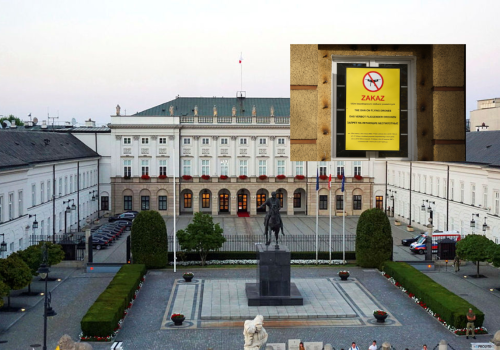 Drony w rejonie pałacu prezydenckiego! Zatrzymani dwaj mężczyźni