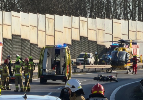 Tragiczny wypadek na DK-1. Nie żyje 22-letni motocyklista