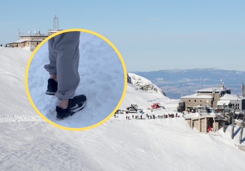 W takich butach wybrał się na Kasprowy Wierch. To jednak nie wszystko. 