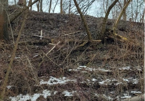 Krzyże pod Kopcem Powstania Warszawskiego zniszczone. Wandalizm czy siła natury?