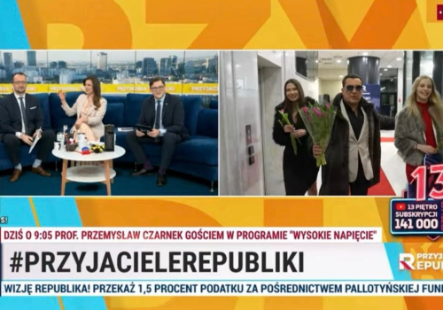 Marjano w Dzień Kobiet w studiu Republiki. „Przytulajcie swoje kobiety”. Zapowiedział też nowy hit