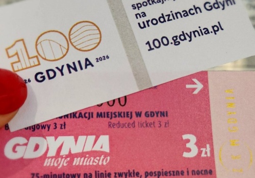 Praktyczna pamiątka urodzin. Jubileuszowe bilety w gdyńskiej komunikacji miejskiej