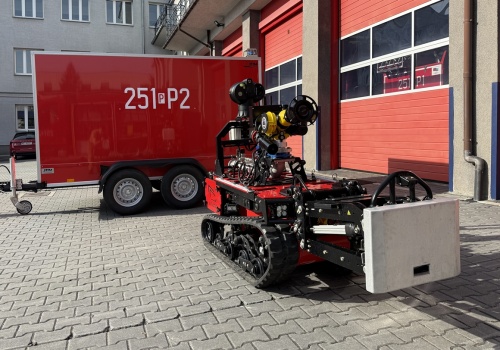 Robot TEC 800 na służbie w SA PSP Poznań