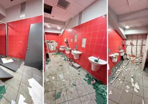 Stadion Widzewa Łódź zdemolowany po meczu z Lechem Poznań