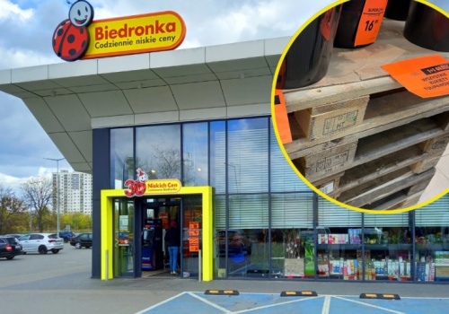 W sobotę w Biedronce wystawili całe palety. Chcieli wyprzedać przed poniedziałkiem