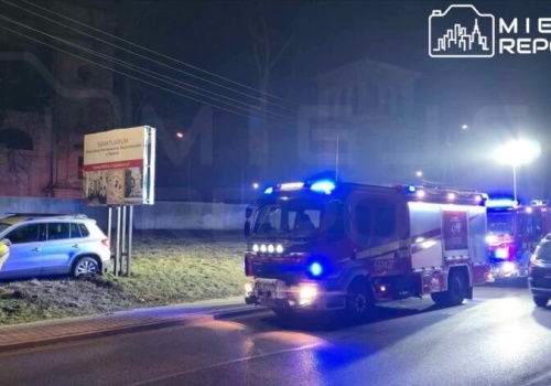 Pijany Ukrainiec rozbił auto na słupie. Miał ponad 3 promile alkoholu