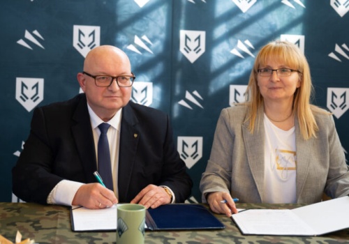 Inauguracja współpracy ZSTiO im. Stefana Żeromskiego w Częstochowie z firmą Maskpol