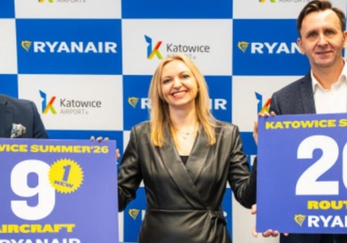 Ryanair bije rekord w Katowicach – 26 tras na lato 2026, w tym 4 nowości