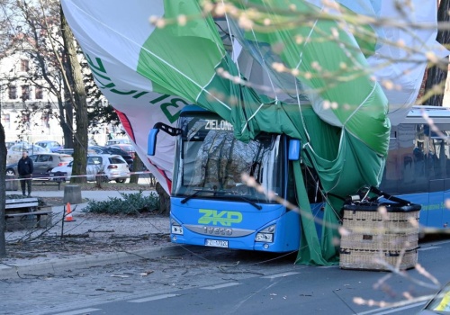 Wypadek balonu w Zielonej Górze. Nie żyje jedna osoba