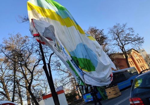 Tragedia w Zielonej Górze. Balon uderzył w budynek