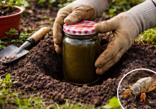 Wlej to do słoika i zakop. Turkucie znikną w jedną noc