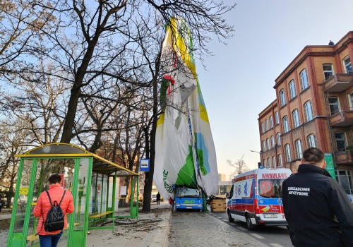 Tragiczny wypadek balonu w centrum Zielonej Góry