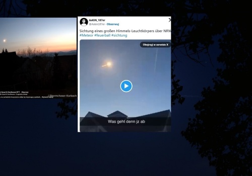 Meteoryt nad Niemcami! Fragment uderzył w dom